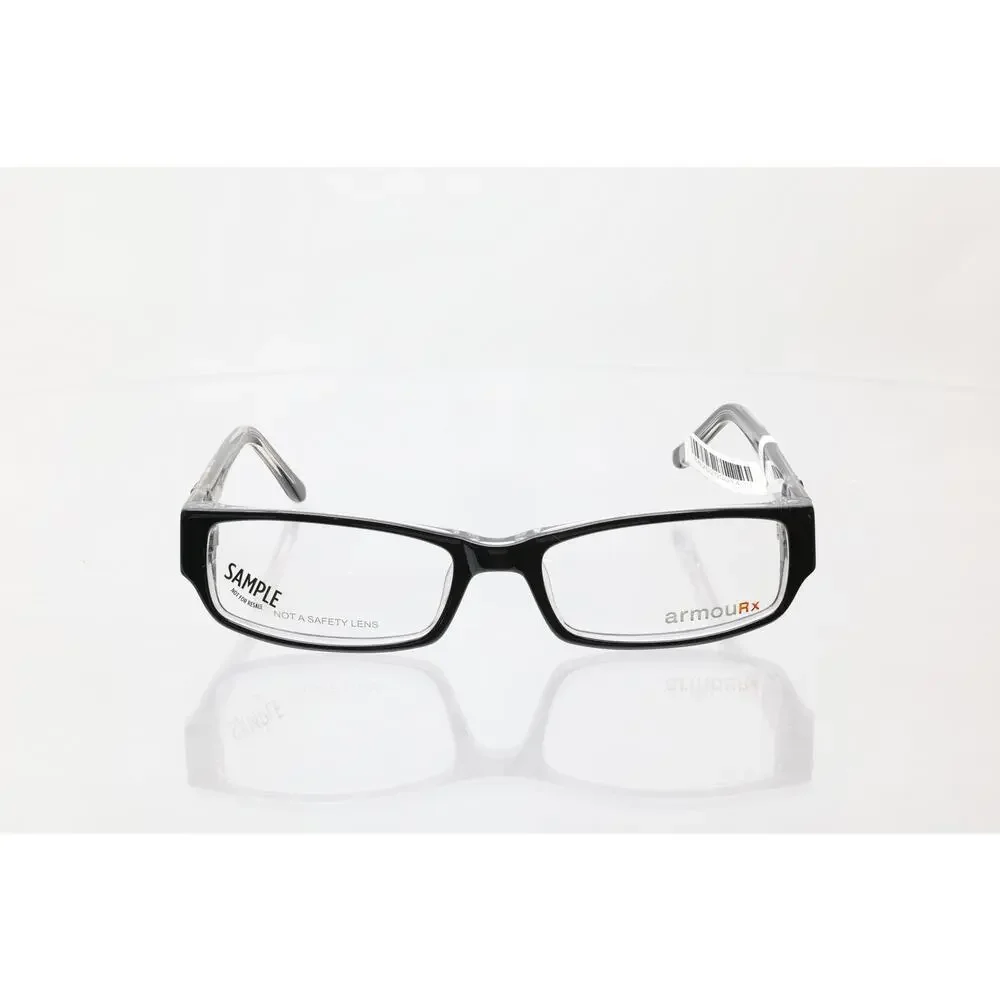 ArmouRx 7016 BLK 54-15-135mm Eyeglass FRAMES ONLY - NEW WITH DEFECTS - READ
